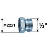 adapter M22x1/ 1/2"