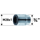 adapter M28x1 / 3/4''