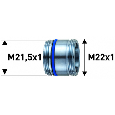 adapter CACHE JR M21,5x1/M22x1