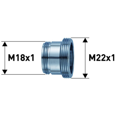 adapter M18x1/M22x1